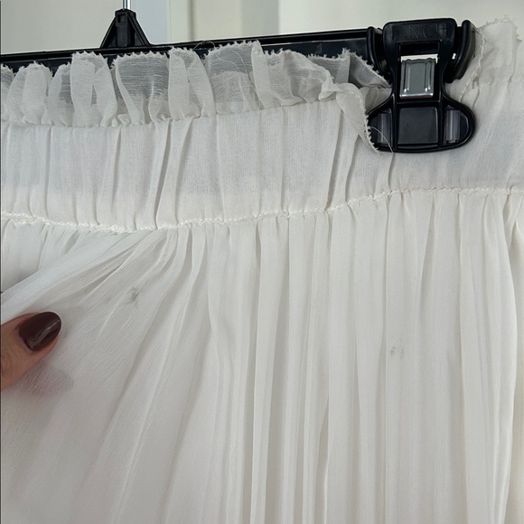 Let Me Be (Anthropologie) Sheer Pleated A-Line Skirt, NWT - Picture 13 of 13